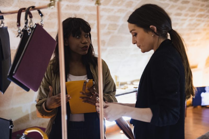 Leather bag on sale by CreateLab