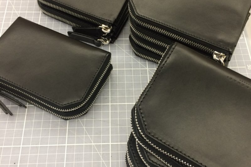black leather pouch production in london uk