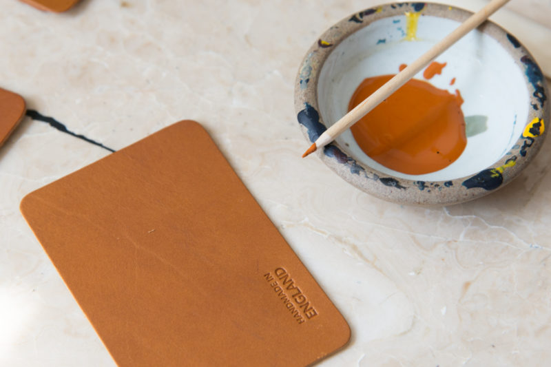 making vegetable tanned leather