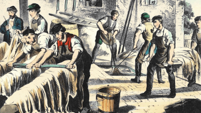 Old school leatherworking