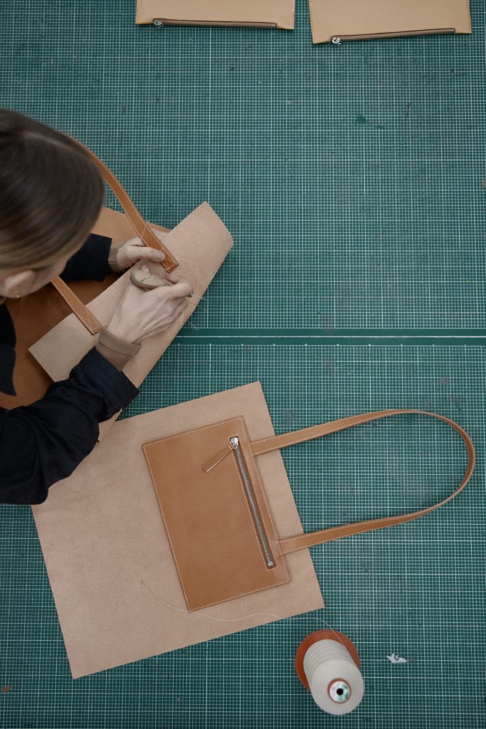 leather goods sampling